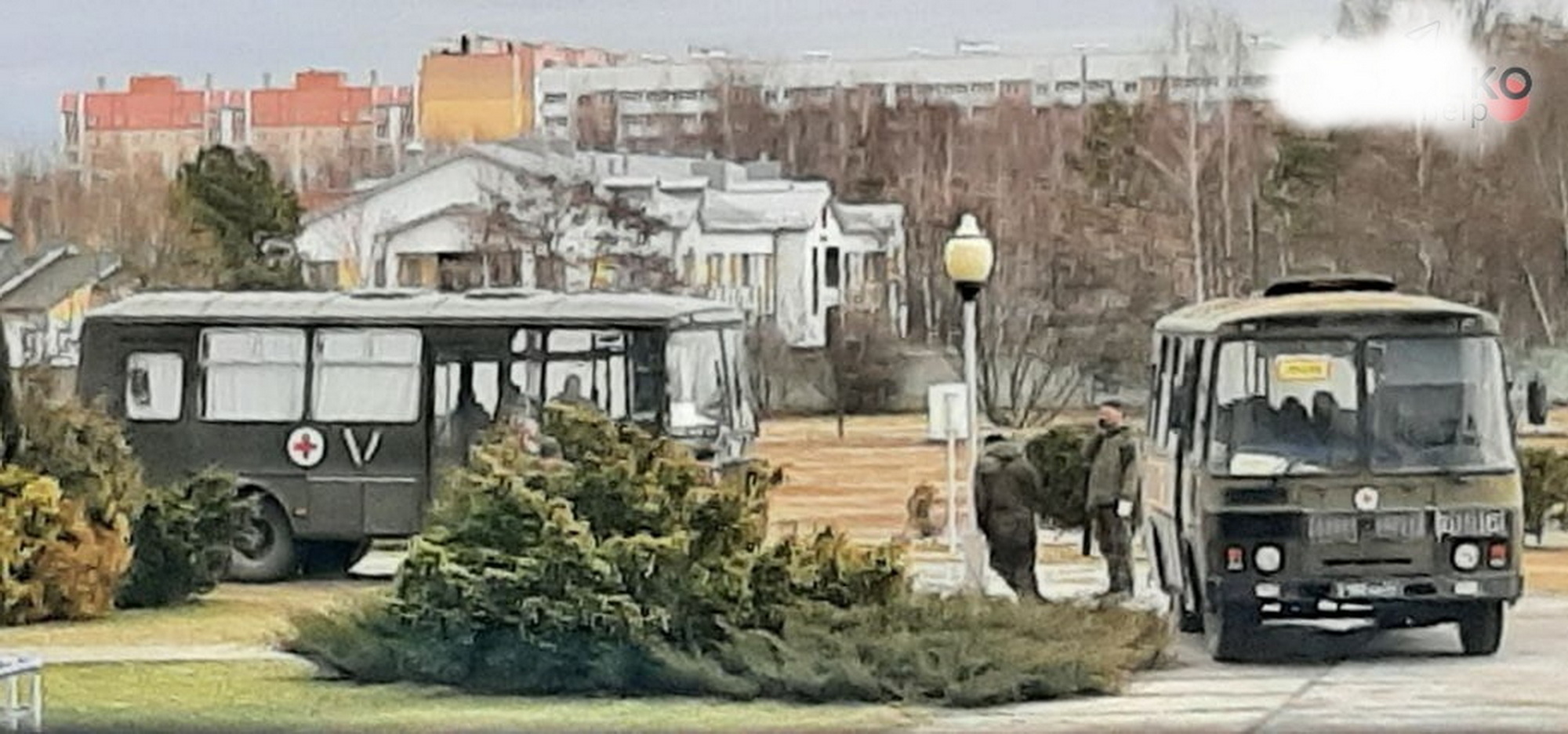 лес